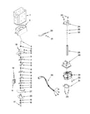 Motor and ice container parts