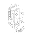 KitchenAid KSBS25IVBL01 refrigerator liner parts diagram