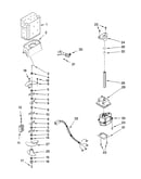 Motor and ice container parts