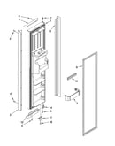 Freezer door parts