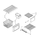 Freezer shelf parts