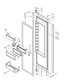 Refrigerator door parts