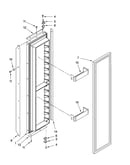 Freezer door parts