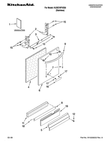 Door and panel parts