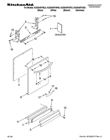 Door and panel parts