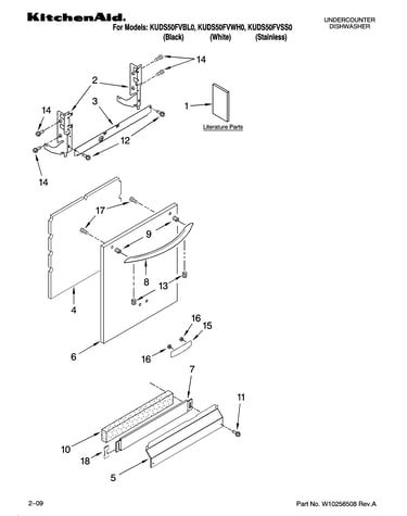 Door and panel parts