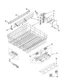Upper rack and track parts