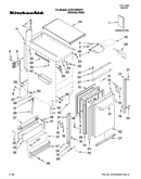 Cabinet liner and door parts