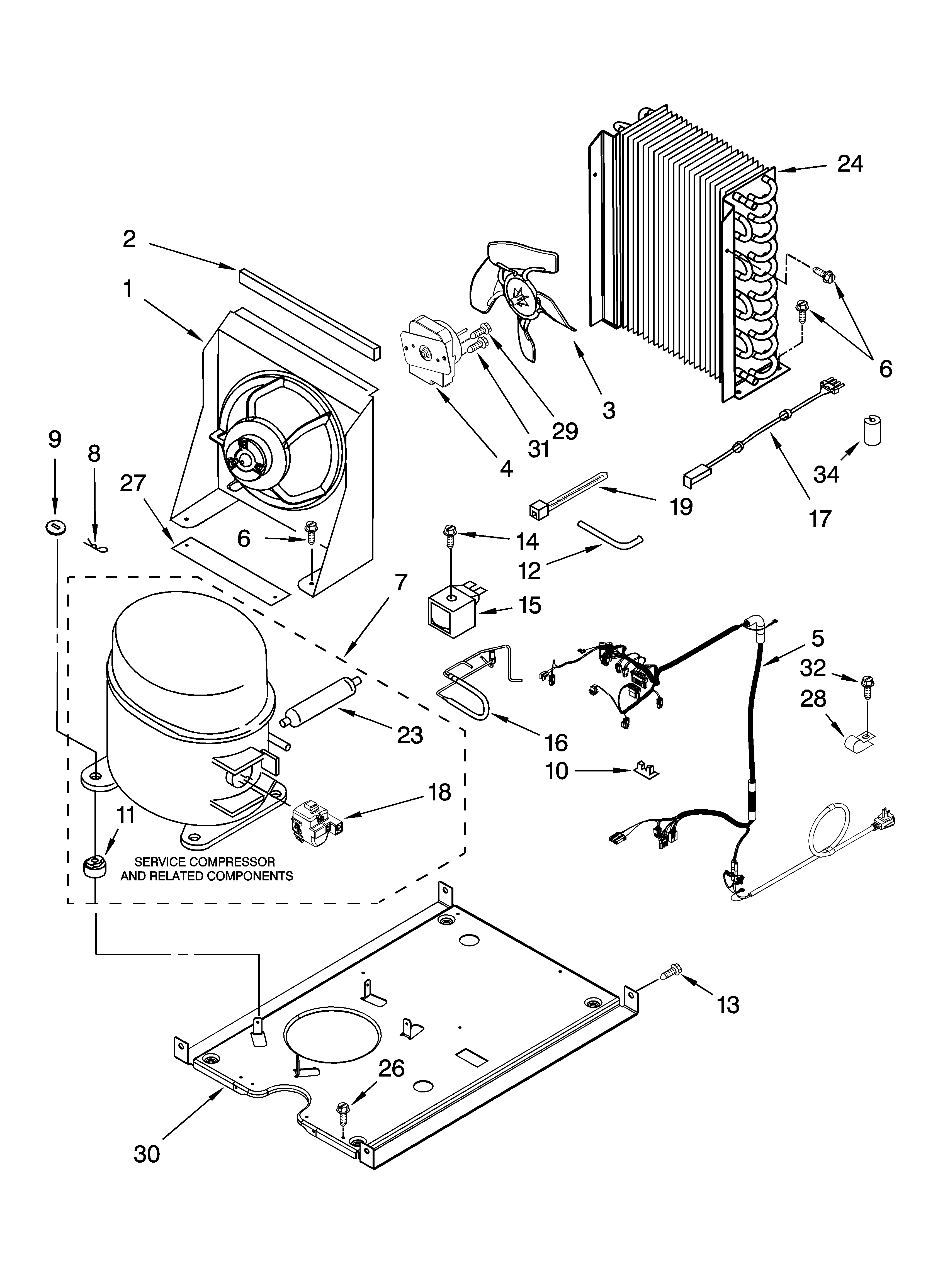 Unit parts, optional parts (not included)
