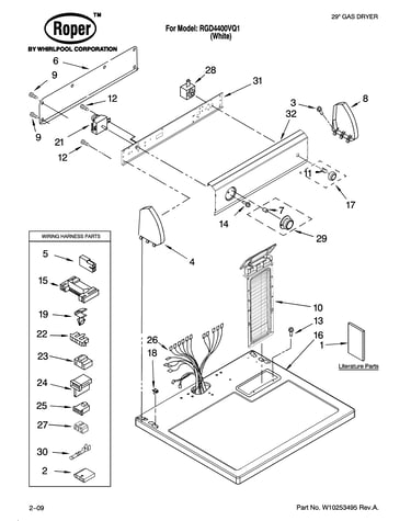 Top and console parts