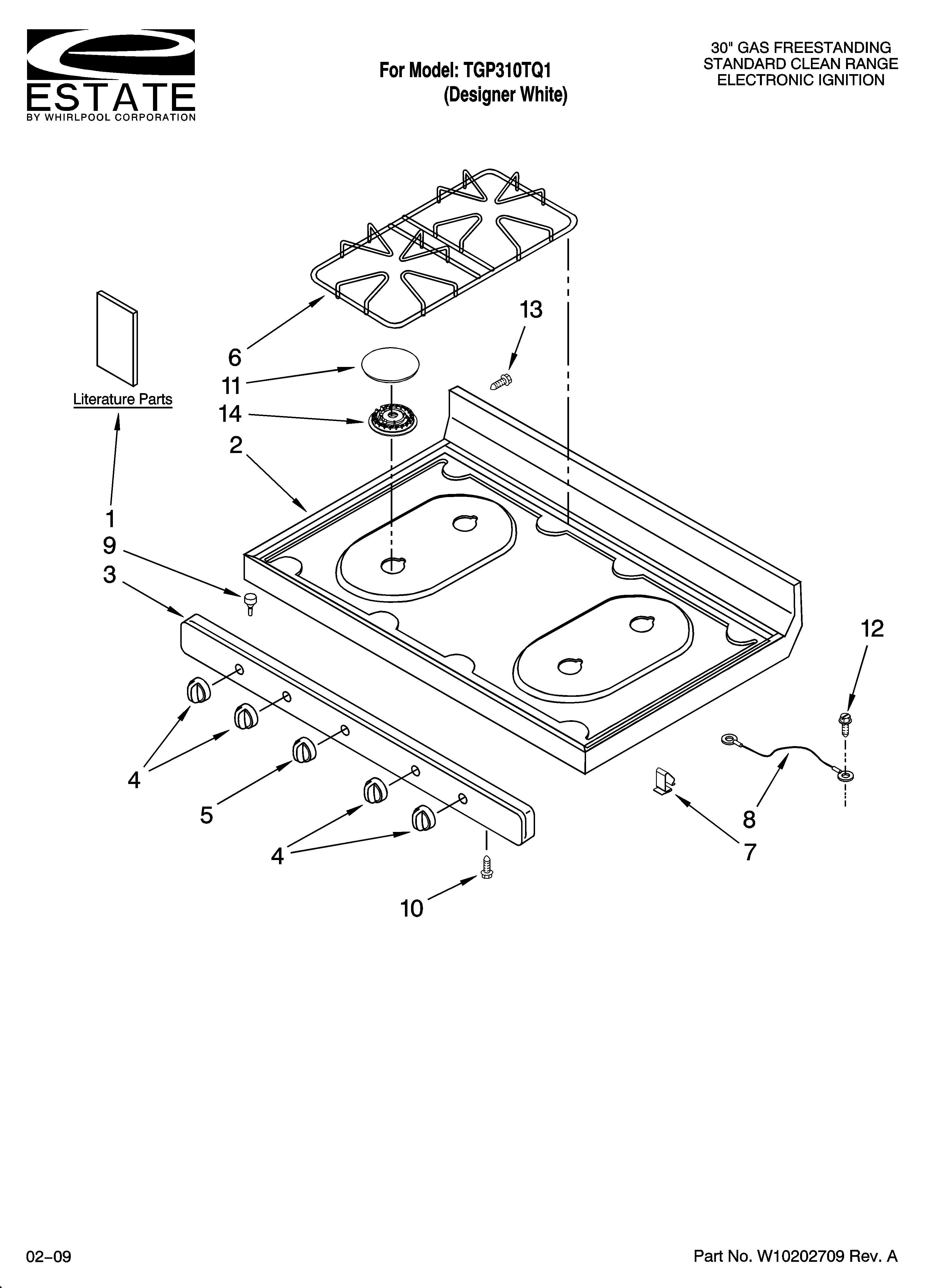 Cooktop parts
