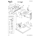 Whirlpool WGD5790VQ0 top and console parts diagram
