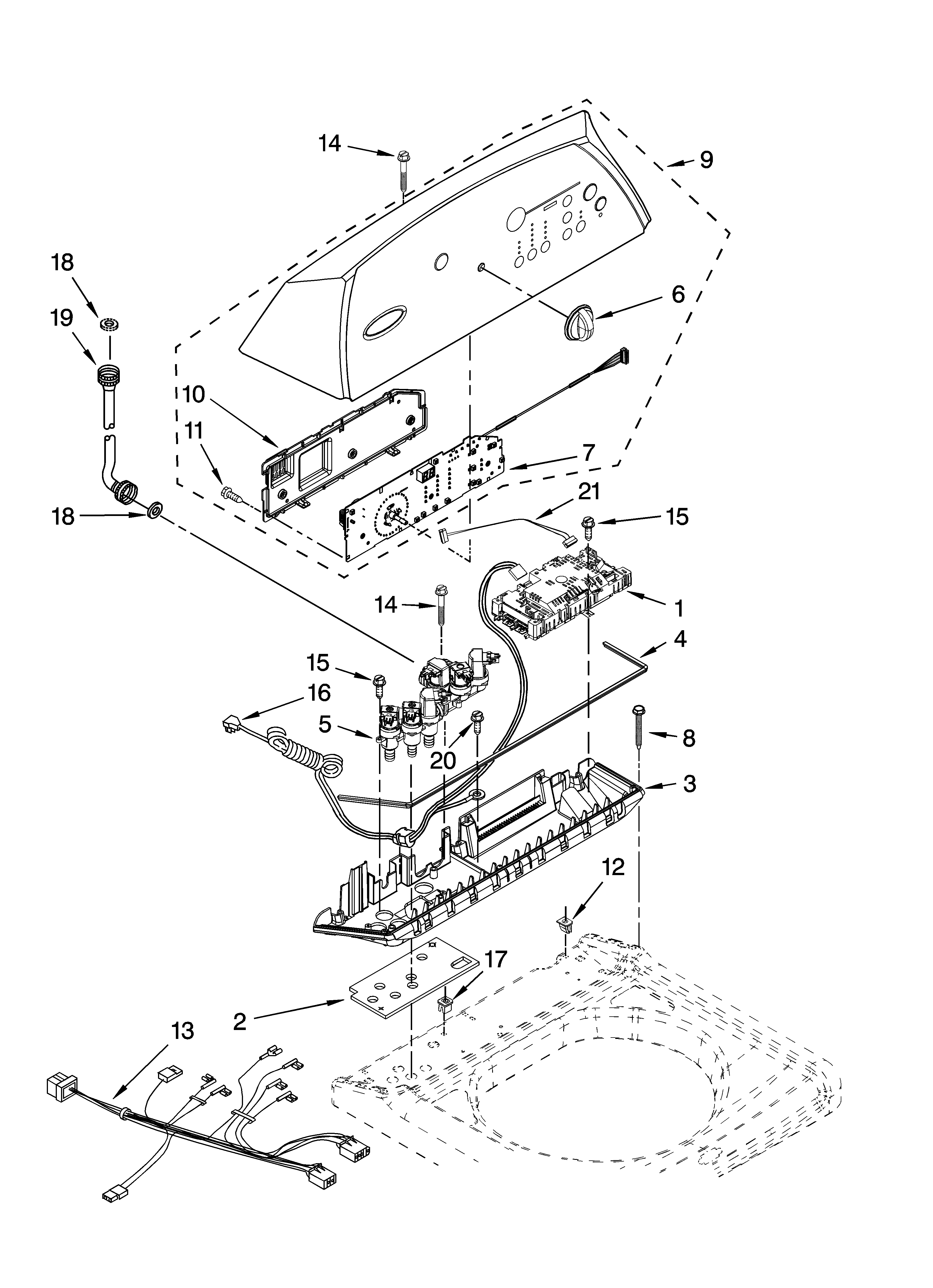 Control panel parts