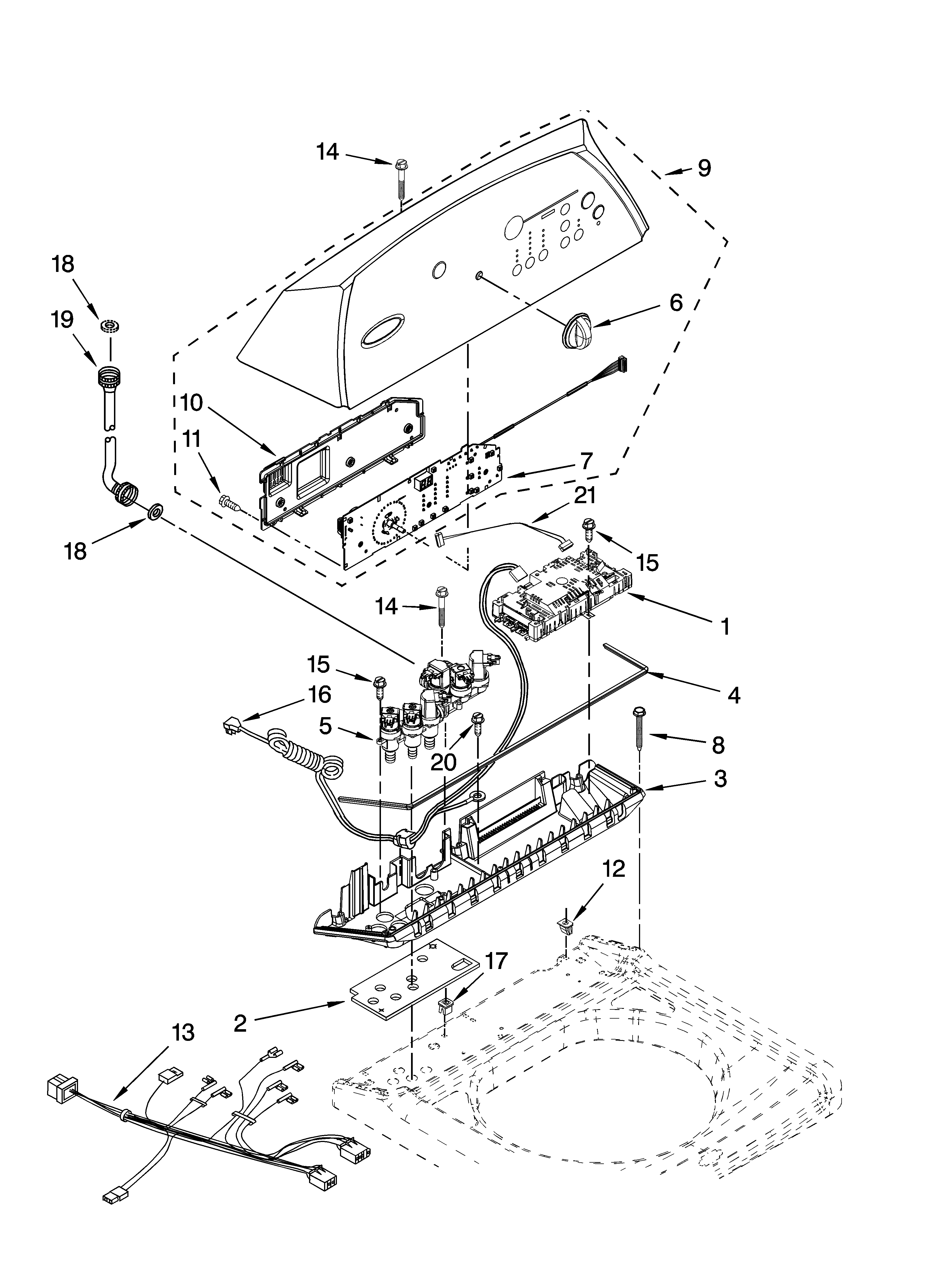 Control panel parts