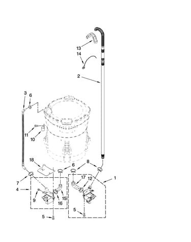 Pump parts, optional parts (not included)