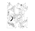 Whirlpool YWGD5300VW1 cabinet parts diagram