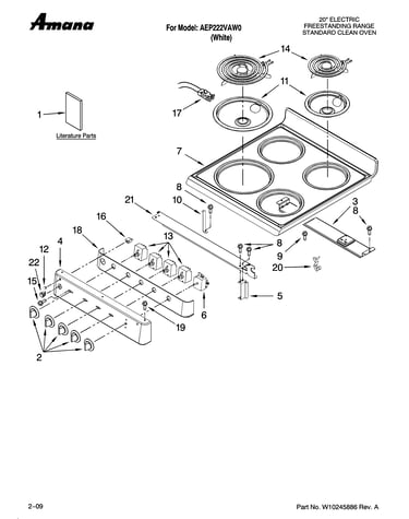 Cooktop parts