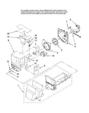 Motor and ice container parts