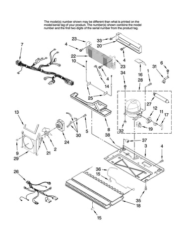 Unit parts, optional parts (not included)