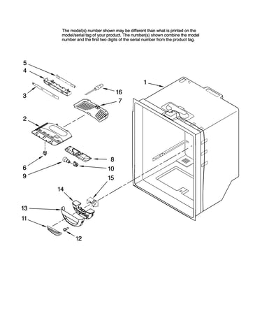 Refrigerator liner parts