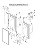 Refrigerator door parts