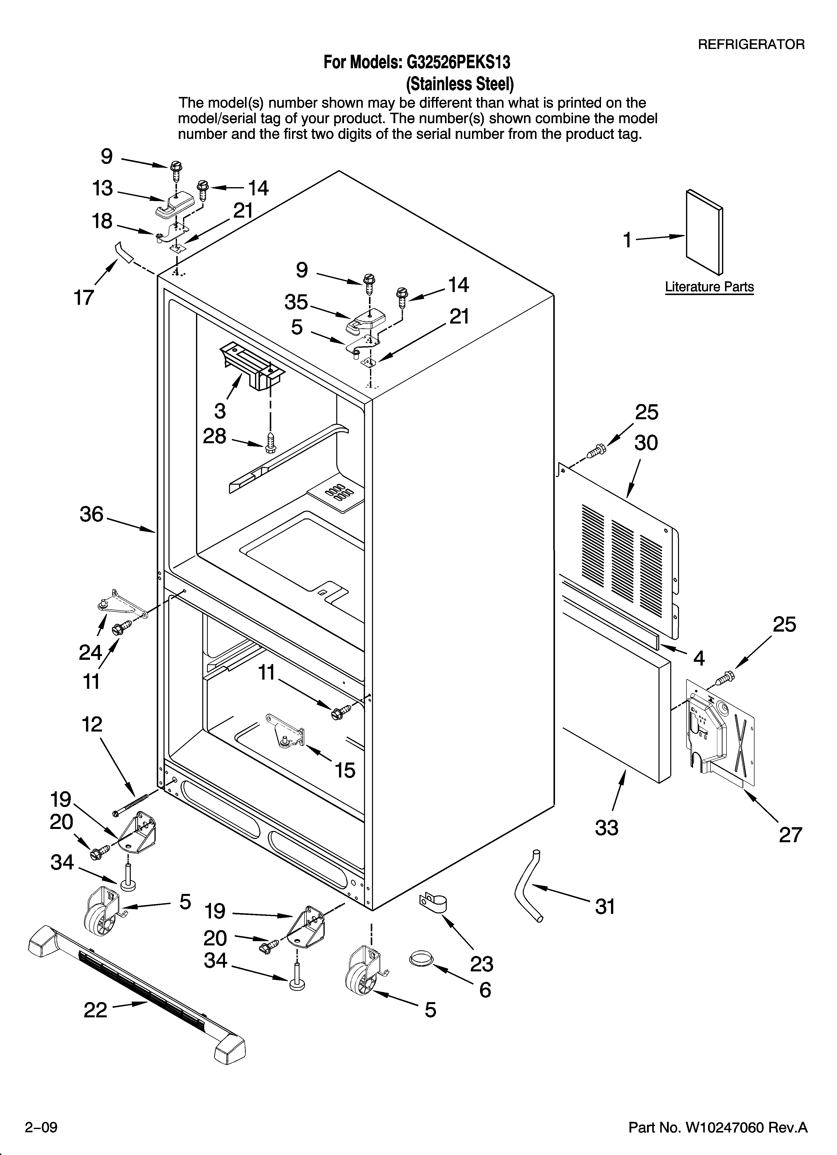 CABINET PARTS