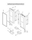 Refrigerator door parts