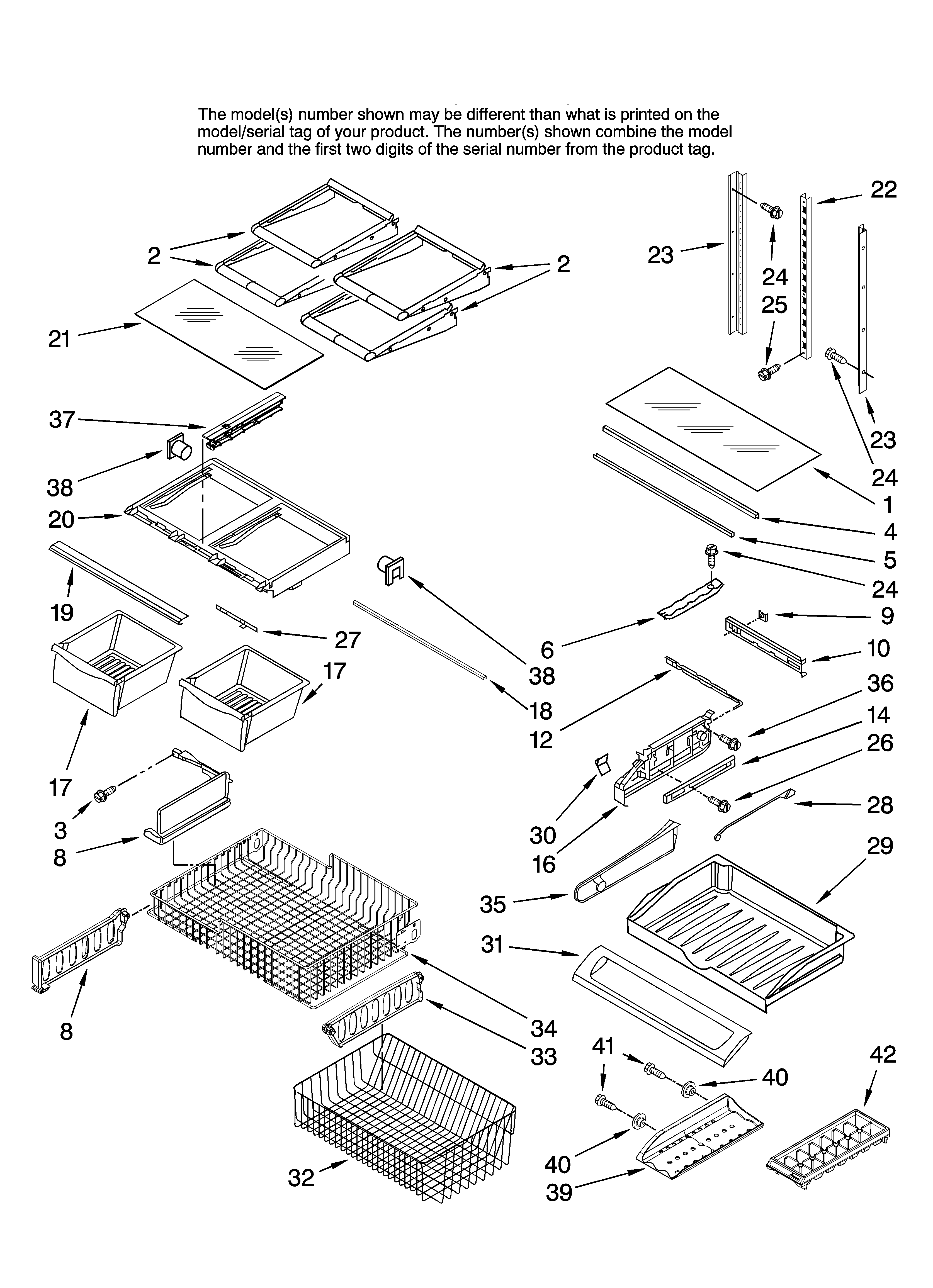 Shelf parts