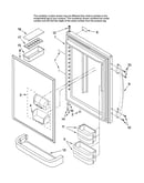 Refrigerator door parts