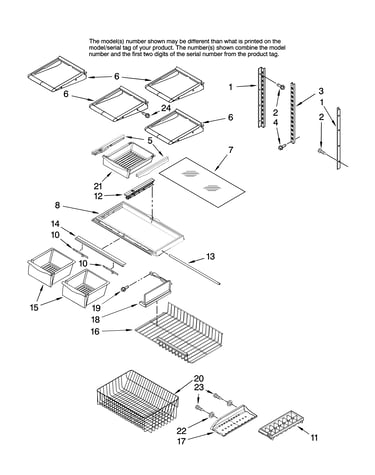 Shelf parts