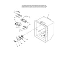 Amana GB2026LEKS13 refrigerator liner parts diagram
