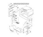 Amana GB2026REKS13 freezer liner parts diagram