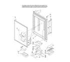 Amana GB2026LEKS13 refrigerator door parts diagram