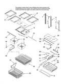 Shelf parts, optional parts (not included)