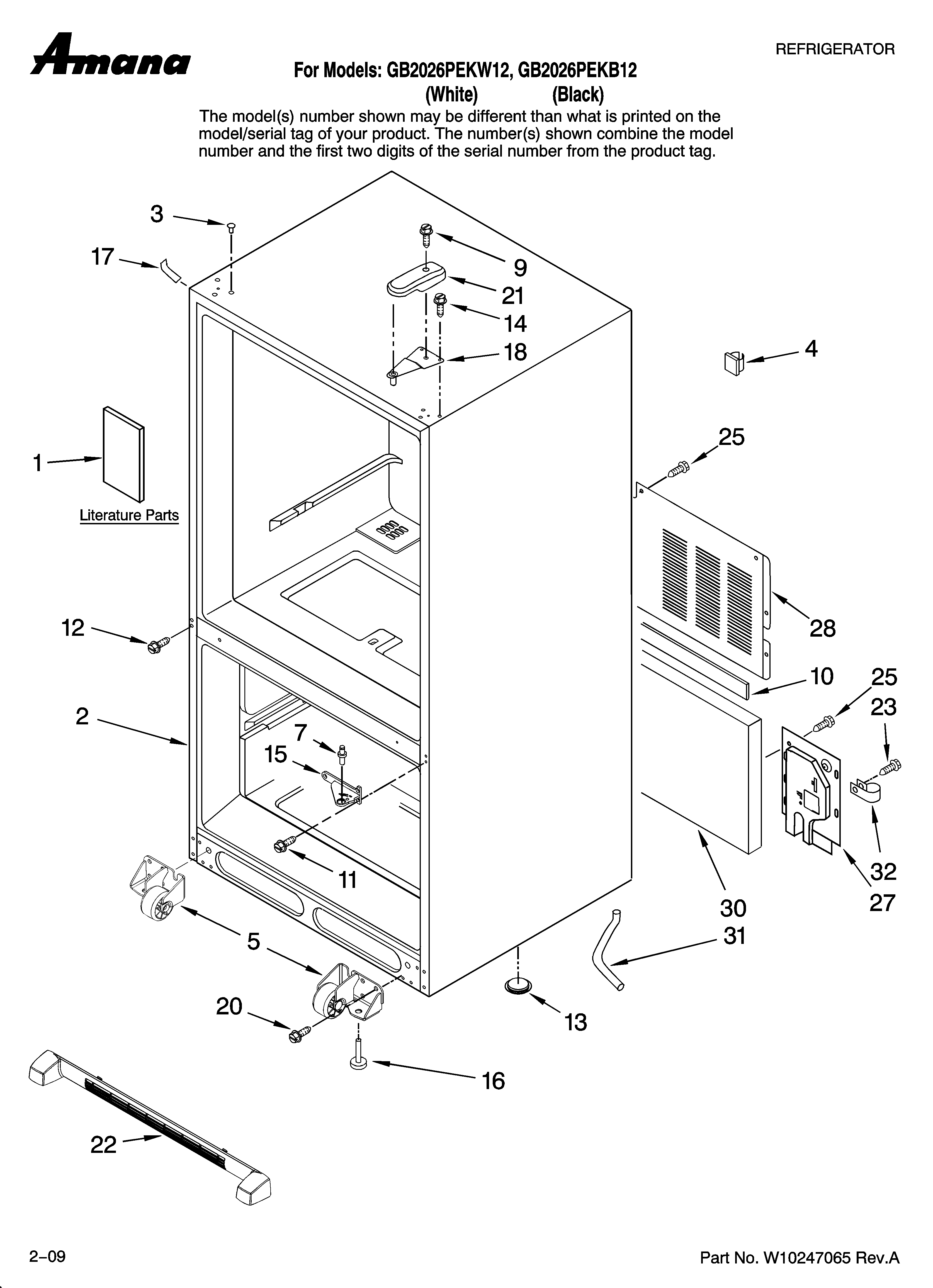 CABINET PARTS