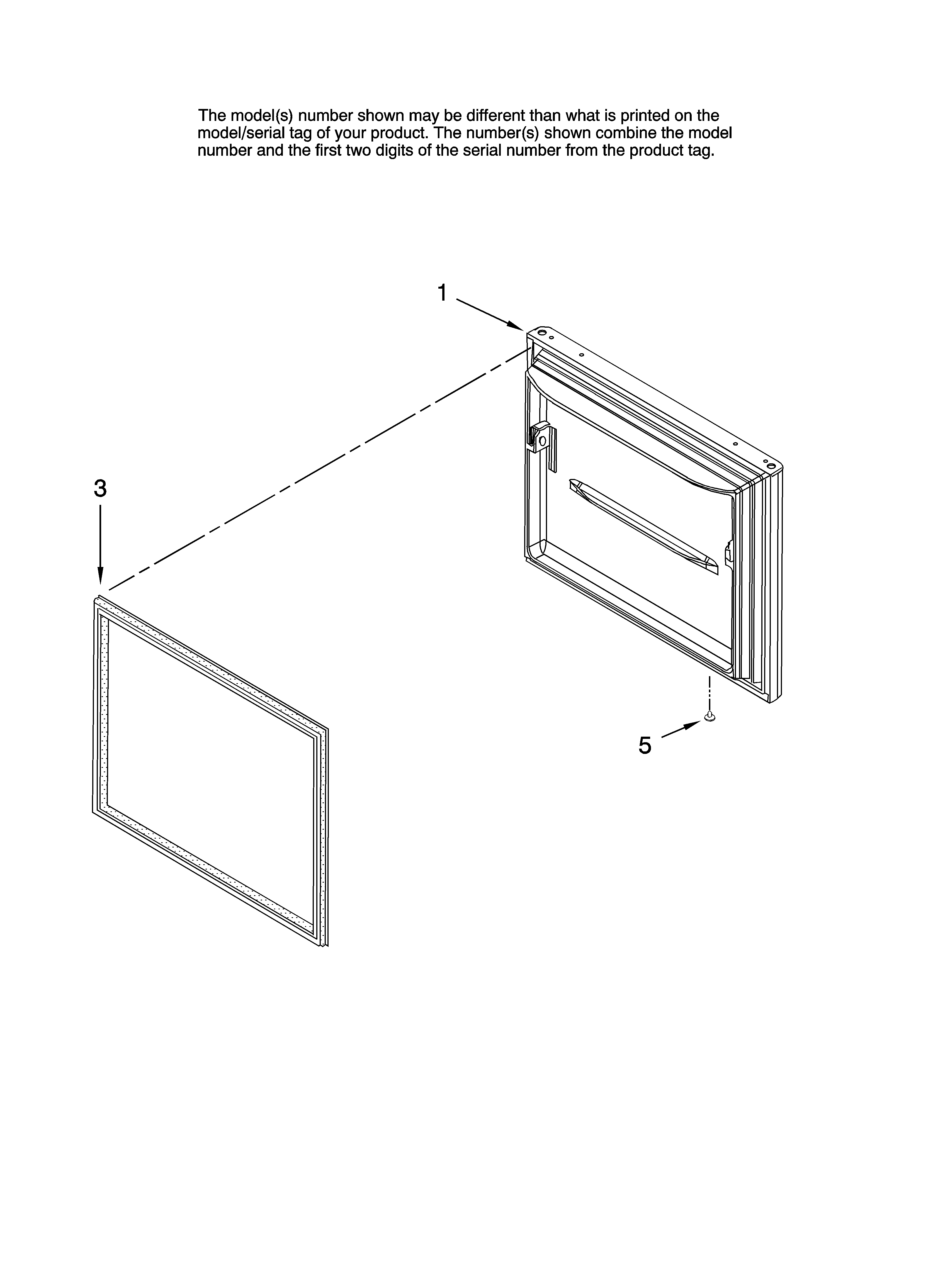Freezer door parts