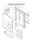 Refrigerator door parts