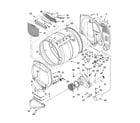 Maytag MGDC700VW1 bulkhead parts diagram