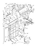 Controls and rear panel parts
