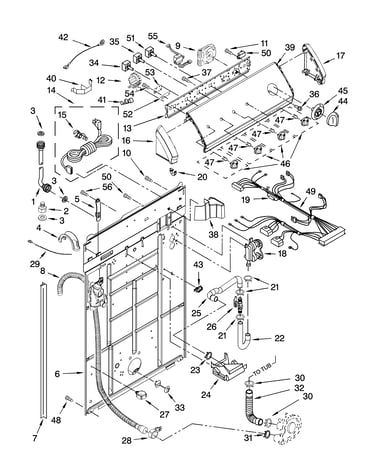 Controls and rear panel parts