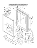 Refrigerator door parts
