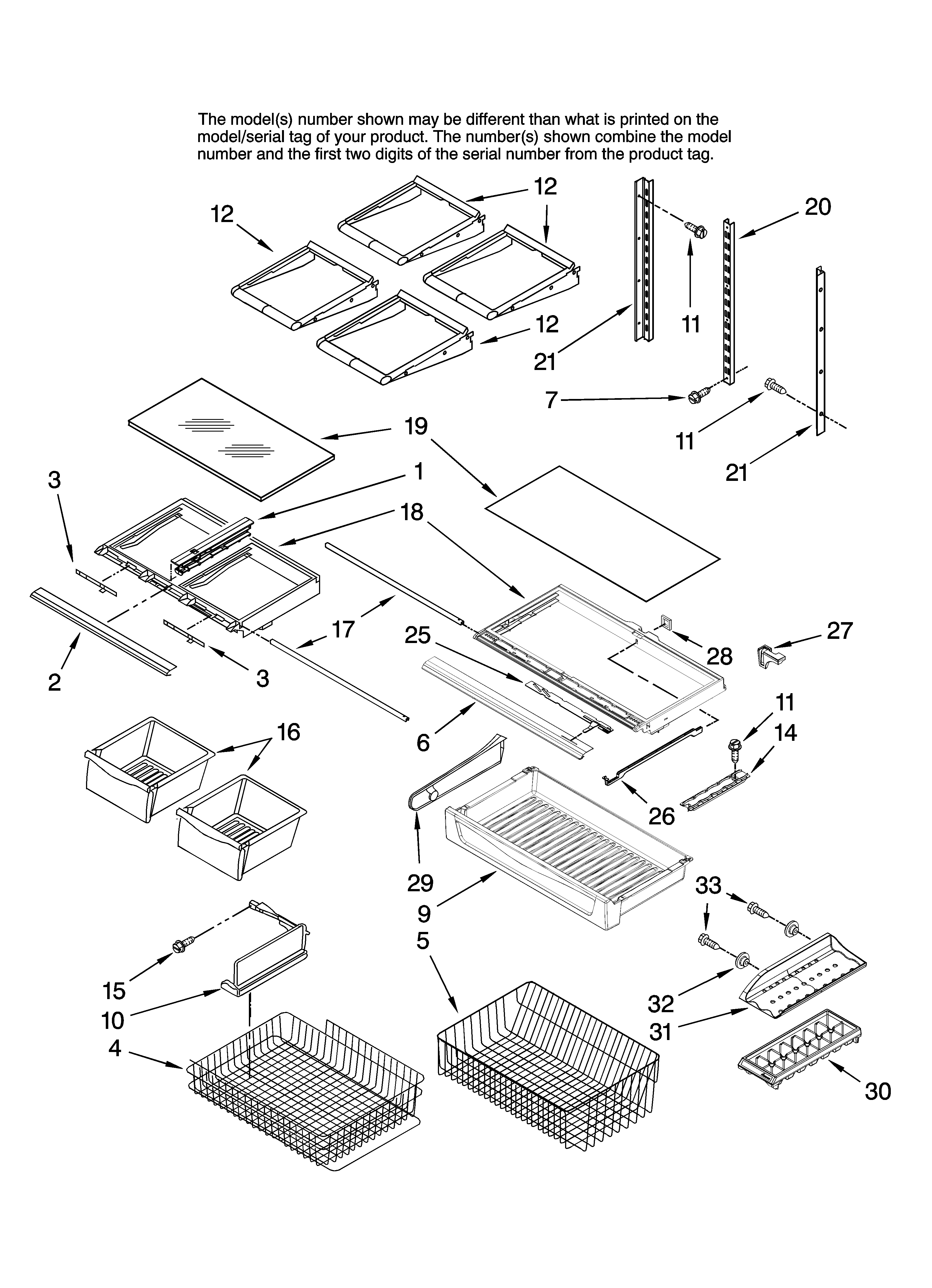 Shelf parts