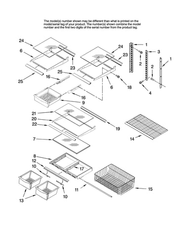 Shelf parts