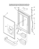 Refrigerator door parts