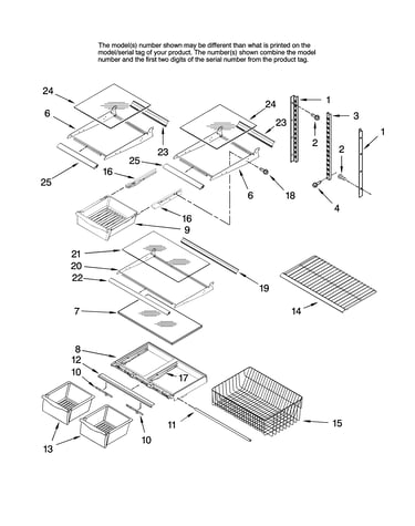 Shelf parts
