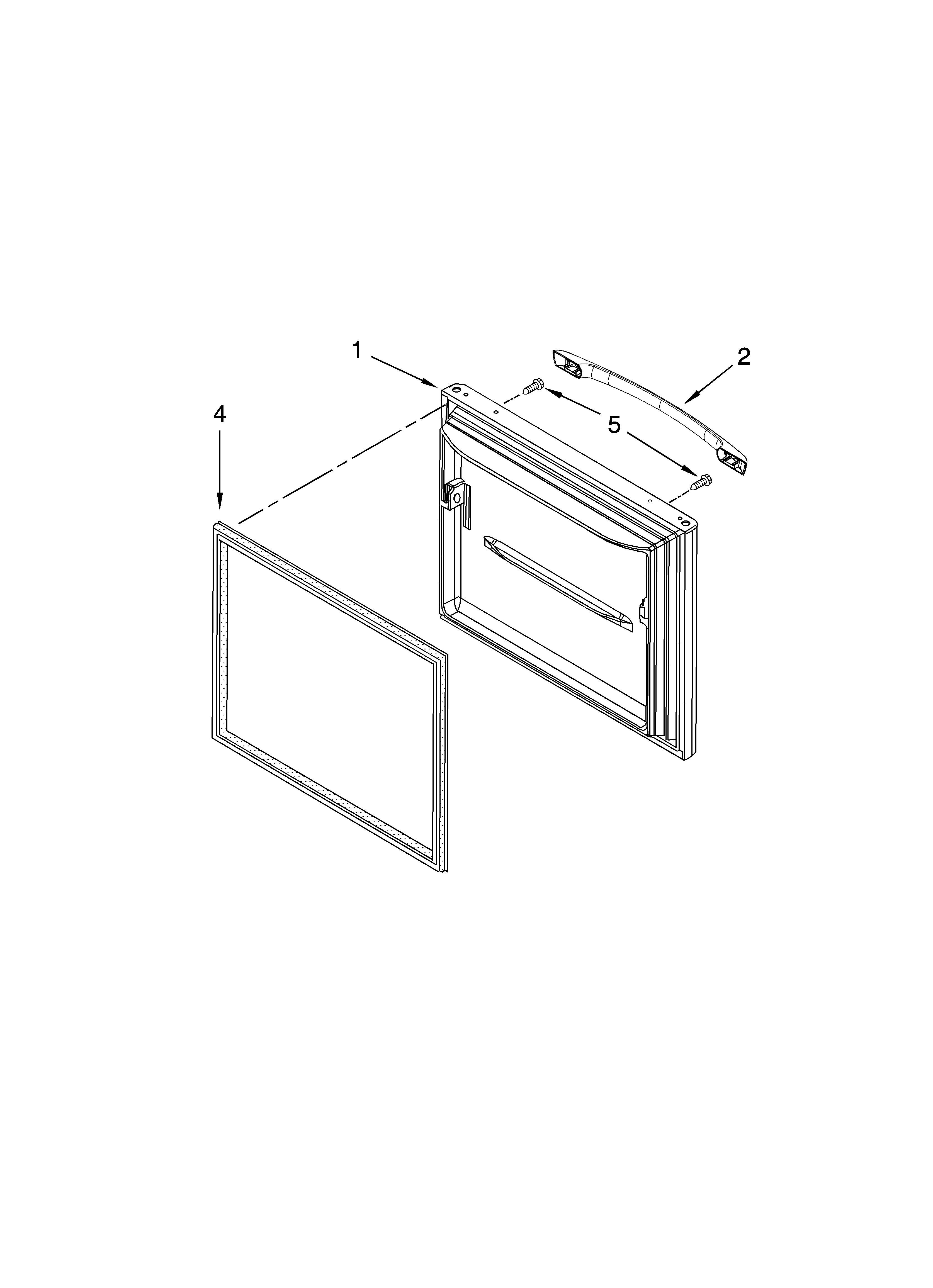 Freezer door parts