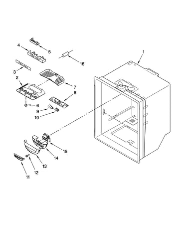 Refrigerator liner parts