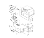 Amana ABB1927VEB1 freezer liner parts diagram