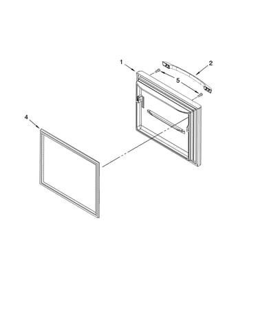 Freezer door parts