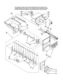 Motor and ice container parts